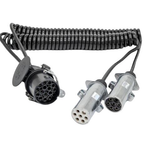 Adapter spiralny wtyczki aluminiowe - NEW LINE 4,0mb