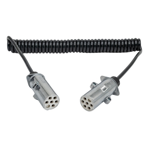 Przewód spiralny 24V S wtyczka aluminiowa 4,0mb